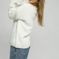 thumbnail image 7 of Sweater for Women Women's Autumn and Winter Round Neck Pullover Loose Long Sleeved Sweater Jacket, 7 of 7