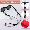 thumbnail image 3 of 10 Pcs Support de Sangle de Lunettes, Chaîne de Lunettes Réglable pour Femmes Hommes, Chaîne Universelle pour Lunettes de Soleil, Lunettes de Lecture, Sports et Activités Extérieures, Multicolore, 3 of 5