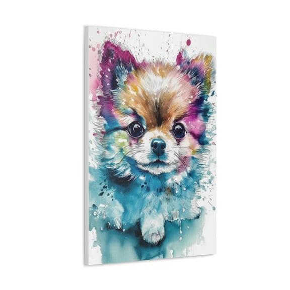 Watercolor Pomeranian Painting 2 - Nursery Collection - Bedtime Stories