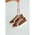 thumbnail image 3 of Flippin Studded Leopard Print Chunky Sneakers, 3 of 12