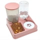 thumbnail image 1 of Juego de Dispensador de Agua y Comedero Automático para Gatos 2 en 1, con Inclinación, para Mascotas., 1 of 5