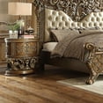 thumbnail image 3 of ACME Constantine Nightstand in Brown & Gold, 3 of 5