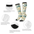 thumbnail image 6 of Balery Dinosaurs And Tropical Leaves Fun Novelty Socks Men'S Women'S Crew Socks Funny Crazy Novelty Socks Quirky And Cool Socks, 6 of 9