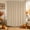 Warm Khaki, variant on Misty Blue Shower Curtain, Waterproof Shower Curtains for Bathroom, Rustic Farmhouse Solid Color Washable Fabric Bathtub Curtain Set Bath Decor with 12 Hooks Stall 36"x72"