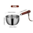 thumbnail image 5 of 150/300/500Ml Multifunctional Pot Stainless Steel Oil-Pan Small-Pot Cooking Butter Melting Pots Cookware Kitchen Accessories, 5 of 8
