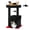 Black-27 inch Sleeping Tree, variant on 28 inch Large Condo Grey Cat Tree Tower