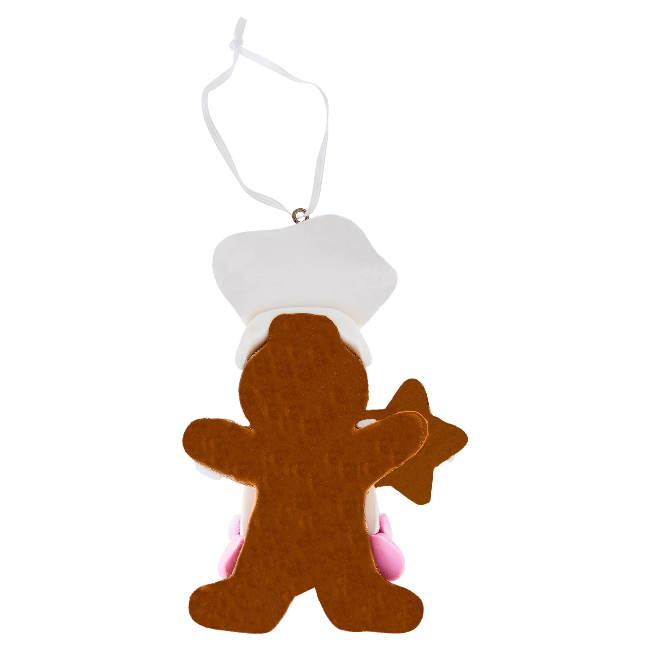 Multicolor Clay Dough Snowflake Gingerbread Chef Christmas Ornament, 4.5", by Holiday Time