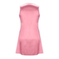 thumbnail image 5 of Fnooota Womens Summer Nightgowns, Loose Fit Comfy Sleeveless Pleated Front Nightshirts Pajama Dresses Pink Size S-2XL, 5 of 5