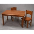 thumbnail image 1 of Giftmark 1406H Natural Hardwood Rectangle Table and Chair Set- Honey Finish, 1 of 1