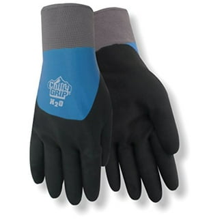 Red Steer Chilly Grip Thermal Work Gloves - Camo/Black, Heavyweight Liner, Textured Palm