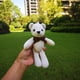 thumbnail image 3 of Oso De Peluche De Juguete, Oso Encantador Suave, Juguete De Peluche Corto Con Bonito Lazo, Muñeco De Oso De Empuje Decorativo Muyoka Hogar, 3 of 6