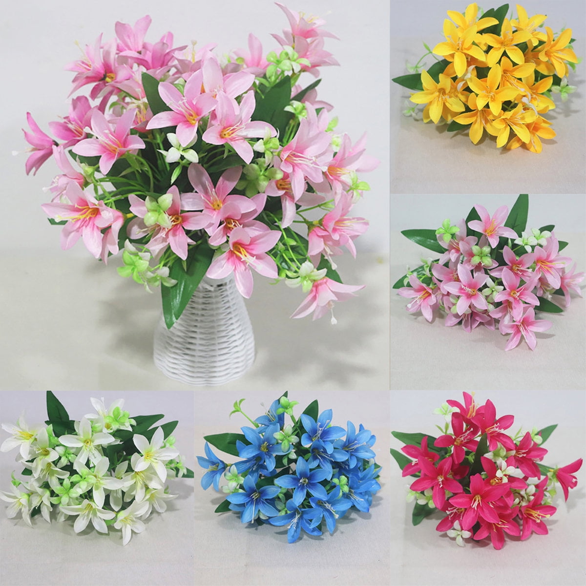 Cheers US Artificial Lily Flowers Artificial Lillies Flowers Artificial Flower Lilium Casa