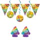 thumbnail image 1 of Unique Party - Set de Decoraciones Colgantes Diseño Emoji Rainbow Fun - Pack de 7 (Multicolor), 1 of 2