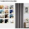 thumbnail image 6 of Velvet Curtains 84 inches Long Soft Velvet Curtains Grommet Velvet Thermal Insulated Curtains Window Treatment for Bedroom Light Filtering Velvet Curtains Set of 2 Panels, 6 of 7