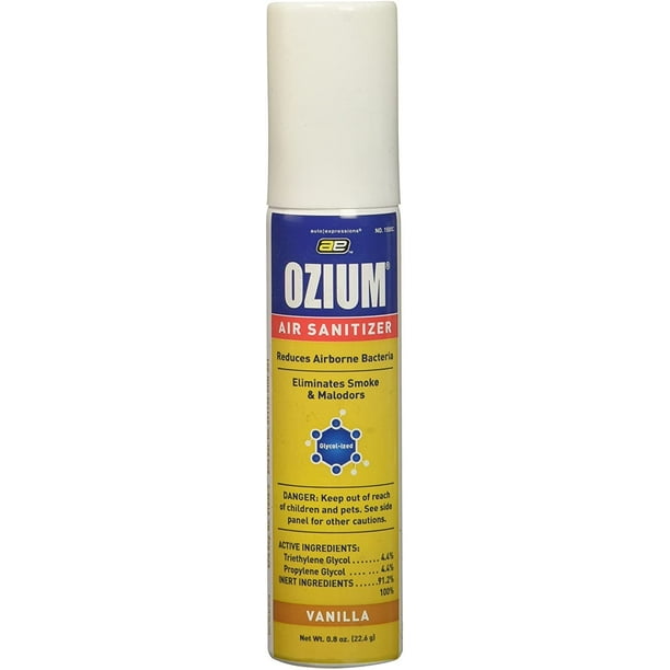 Ozium GlycolIzed Professional Air Sanitizer / Freshener Vanilla Scent
