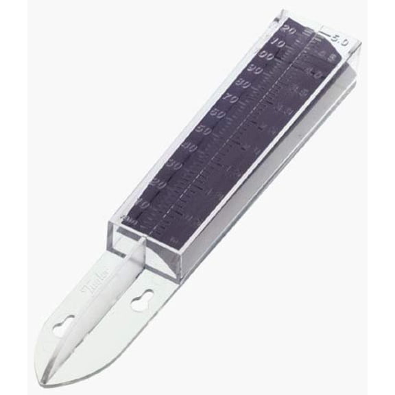 Taylor Precision Rain and Sprinkler Gauge 2703N Clear-Vu - Plastic - Clear