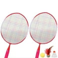 thumbnail image 1 of Raquetas de bádminton shamjiam Ligeros Mini para Niñas Profesionales Rosado, 1 of 8