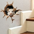 thumbnail image 2 of nvzhuang Kids Room Wall Stickers, Cute Mouse Wall Decal Waterproof Wall Art Removable Home Decor, 2 of 7