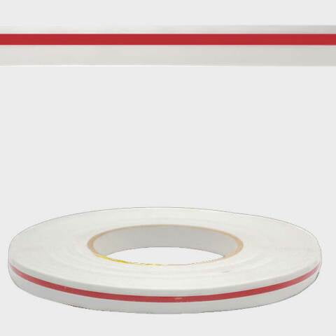 Custom Boat Pinstripe | 1/2 Inch Red Clear