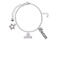 thumbnail image 2 of Delight Jewelry I 'Heart' Lacrosse Silvertone Dream Big Charm Bracelet, 7.5+2" Extender, 2 of 4