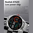 thumbnail image 4 of LEMFO LF26PRO Reloj inteligente de metal para negocios Pantalla táctil completa de 1,32'' 360*360 píxeles Bajo consumo, 4 of 8