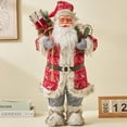 thumbnail image 2 of 30/45/60cm Santa Claus Decoration Figurine, Christmas Tabletop Desktop Ornament, Home Room Decor, High Quality, Exquisite Work, 2 of 5