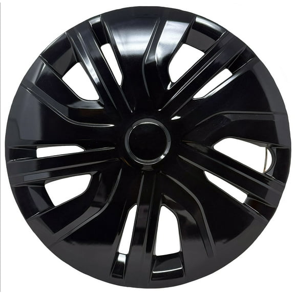 HubStar Hubcap for Mitsubishi Mirage 2017-2024  - Gloss Black Premium Replica 14-inch Replacement (single hubcap)