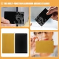 thumbnail image 2 of FRCOLOR 10pcs Aluminum Business Cards with Engraved Name and Custom Engraving Options, 2 of 9