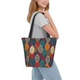 thumbnail image 2 of Fotbe Autumn Leaves Bolsa de Playa con Estampado, Bolsa de Hombro, Bolsa de Mano Espaciosa, Bolsa de Viaje Ligera, Bolsa de Compras Versátil, 2 of 6