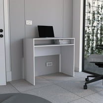 Stella 35" Wide Writing Desk With Shelf