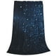 thumbnail image 2 of Balery Blue Glitter Retro Manta de Felpa Suave y Acogedora – Cobija de Franela Aterciopelada para Cama, Lavable y Cálida para Sofá, Mascotas, Transpirable-80"x60", 2 of 7