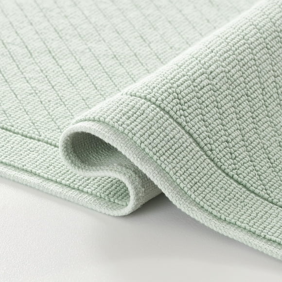 Juego de alfombras de baño Arkwright, 100% algodón, muy absorbente, color verde