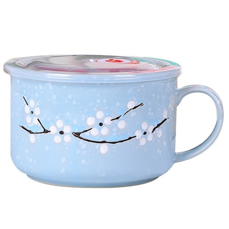 

School Food Bowl Handle Design Lunch Bowl Household Bento Bowl Lunch Accessory