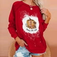 thumbnail image 2 of Sudaderas de Acción de Gracias Para Mujer Suéter de Cuello Redondo Blusa Suelta Tops Sin Capucha Odeerbi ODB204247, 2 of 7