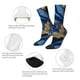 thumbnail image 4 of Balery Navy Blue Marble Calcetas Largas con Estampado para Hombre y Mujer – Suaves y Transpirables, Talla Única (US 5-11), 4 of 6