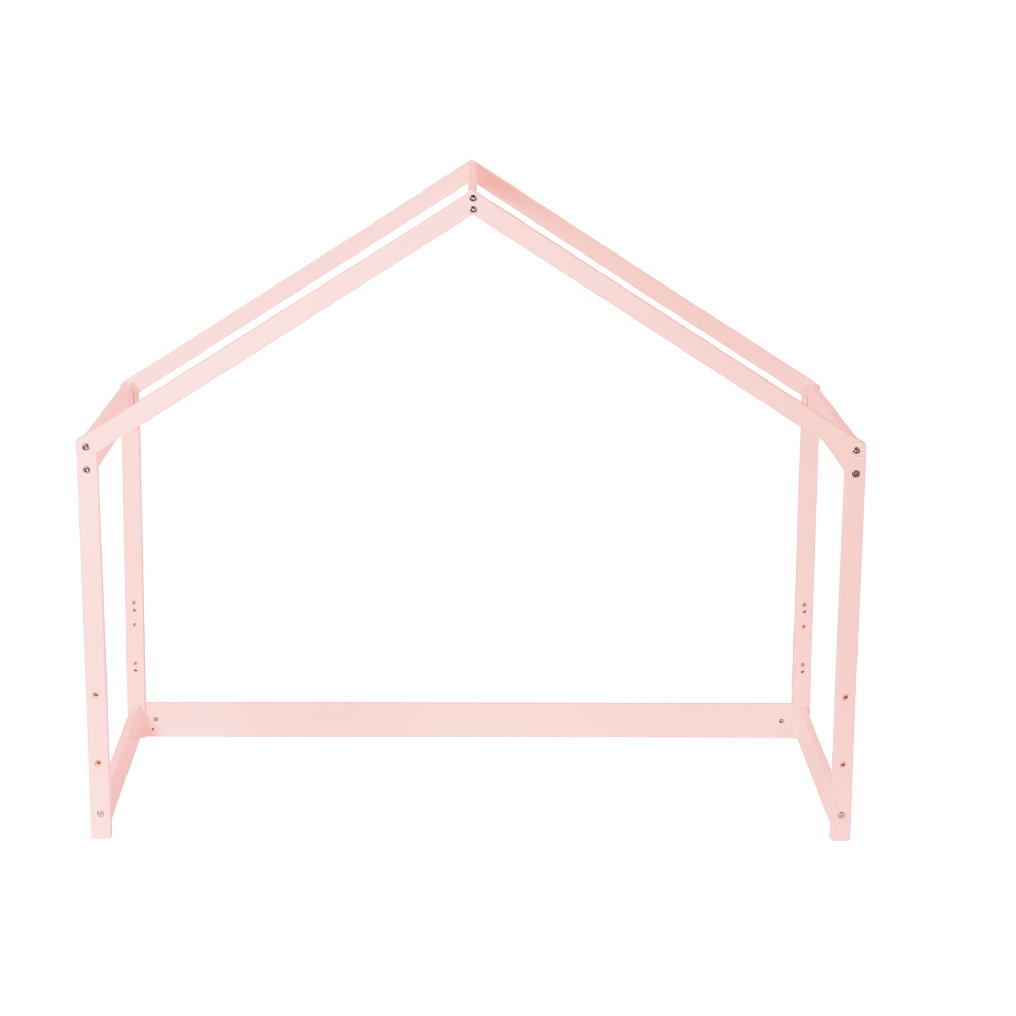 Little Seeds Trellis Toddler House Bed, Rosewater Pink