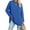 Blue, variant on Sherrylily Women Long Sleeve Oversized T Shirts Loose Casual Tunic Tops S-2XL