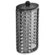 thumbnail image 2 of Estuche de almacenamiento acrílico para hisopos de algodón, organizador redondo de cosméticos de algodón, dispensador de discos desmaquillantes con tapa para baño o tocador., 2 of 6