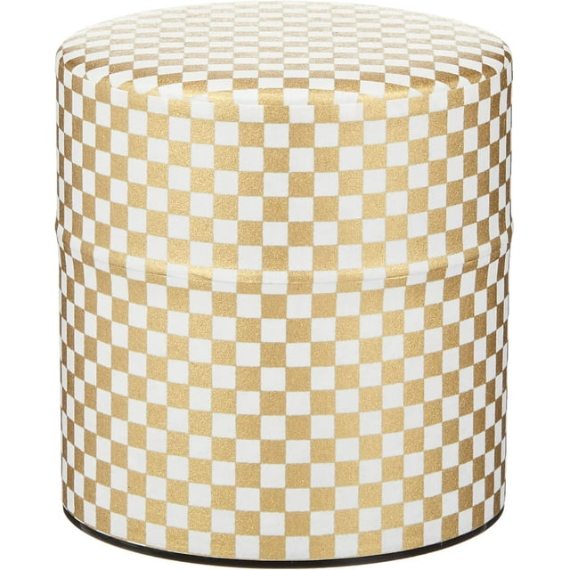Yamaco 80093 Pokkan Gorgeous Checkered Small Tea Tin