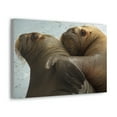 thumbnail image 2 of Funny Walrus Silly Walrus Couple Wall Art Ready To Hang Unframed, 2 of 18
