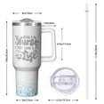 thumbnail image 2 of ‎40oz Elegant Nurse Tumbler, Polished Stainless Steel Finish, Graceful Handle Design, A Sophisticated Gift for Nurse, For the Stylish Healthcare Worker, 2 of 5