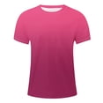 thumbnail image 4 of Camisetas de Cuello de la Tripulación de los Hombres de Poliéster Impreso en Seco Rápido, Cuello Redondo de Corte 3D para Gimnasio, Carrera, Ciclismo Y Desgaste Informal, 4 of 6