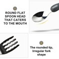 thumbnail image 4 of Toddler Utensils Kids Spoon And Fork Set ,stainless Steel Silverware style 4, 4 of 5