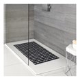 thumbnail image 5 of Shower Mat Non Slip Bathtub Mat and Drain Hole Shower Mat and Drain Holes 8FTX46FT Bath Mat for Tub & Shower. Dry, Easy to Cut,for Tub & Shower(Black), 5 of 6