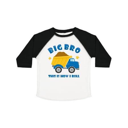 

Inktastic Dump Truck Big Bro Gift Toddler Boy Girl T-Shirt
