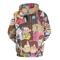 thumbnail image 3 of Gravity Falls Sweatshirts Casual Pullover Hoodie Jacket Unisex Hooded Activewear 3D Printed Long Sleeve Sweater with Pocket M, 3 of 8