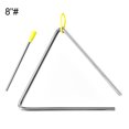 thumbnail image 2 of Flmtop Children Triangle Steel Beating Percussion Musical Instrument Kids Education Toy, 2 of 8