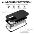 thumbnail image 3 of iPhone 16 Pro Case Cover 3 Layer Rugged / Heavy Duty / Shockproof 6.3" Black, 3 of 6