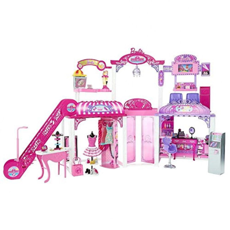 Barbie Shopping Mall  Playset Walmart com Walmart com