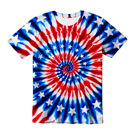 Gunia Shirts For Boys Tie Dye T Shirt Short Sleeve Skin-Friendly T Shirts 2-13 Years